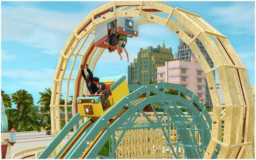 sims 3 roller coaster